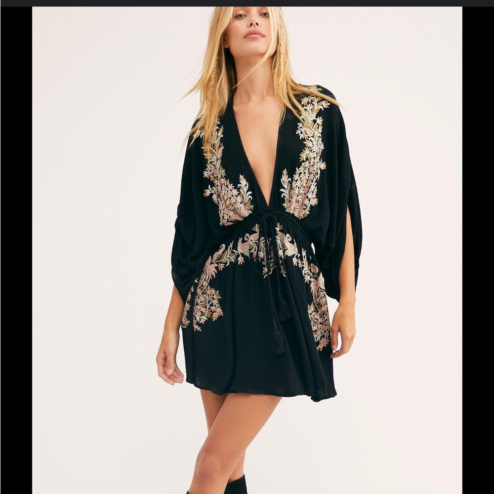 Free people pretty pineapple dress size small